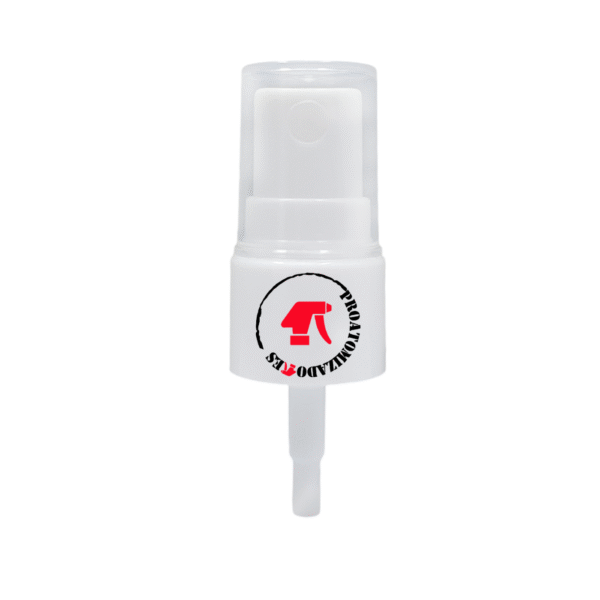 4 Atomizador De Botón Liso Rosca 18/410