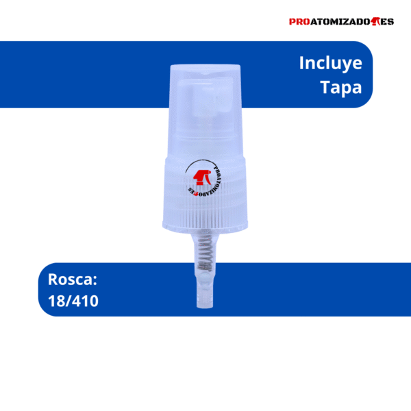 Atomizador de Botón Push – Rosca 18/410