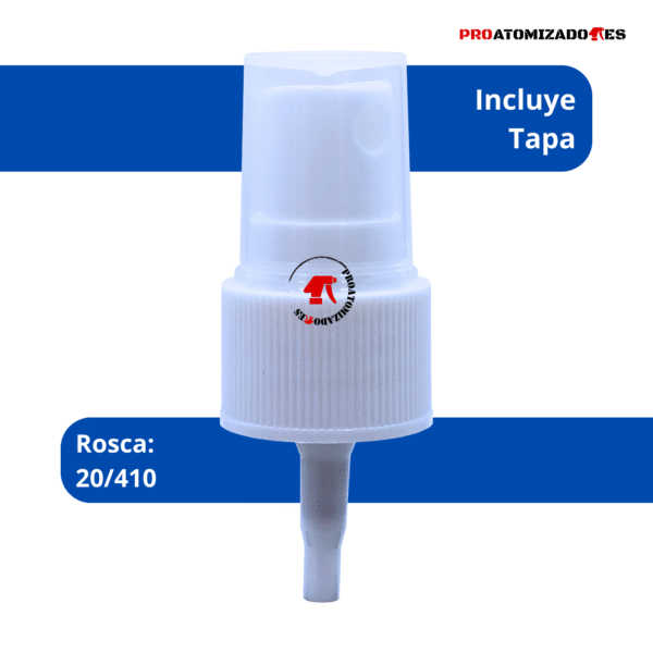 Atomizador de Botón Push – Rosca 20/410